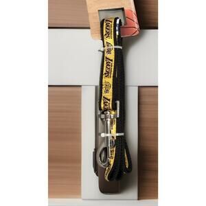 NBA Dog Leash Los Angeles Lakers One Size: 60" (5 Feet) Pets First Silver Paw